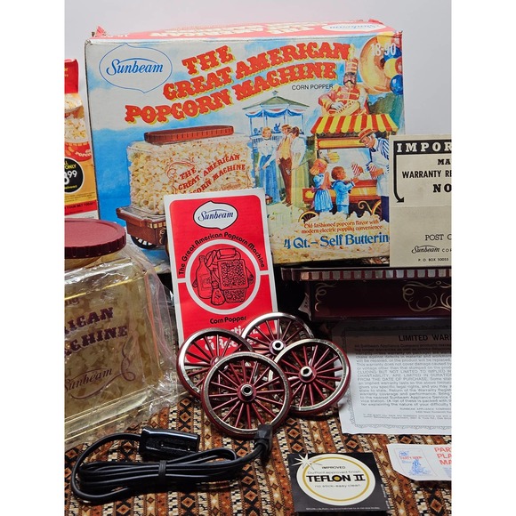 Sunbeam Other Vintage 976 Sunbeam Great American Popcorn Machine Poshmark